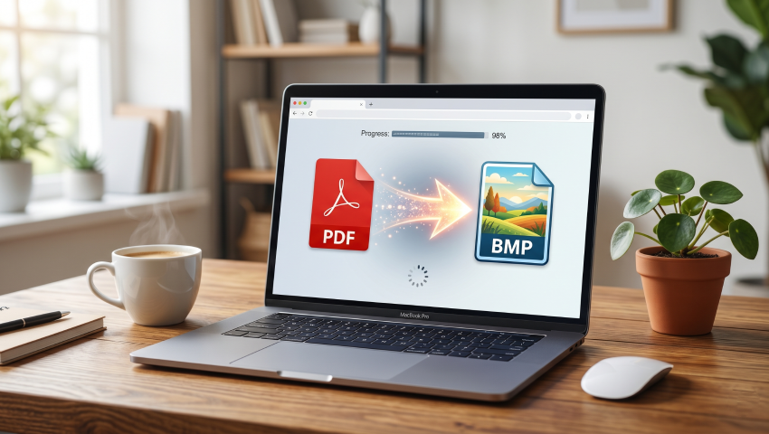 تحويل ملف PDF إلى BMP